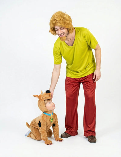 Sammy™ und Scooby-Doo™ Partnerkostüm für Vater und Sohn