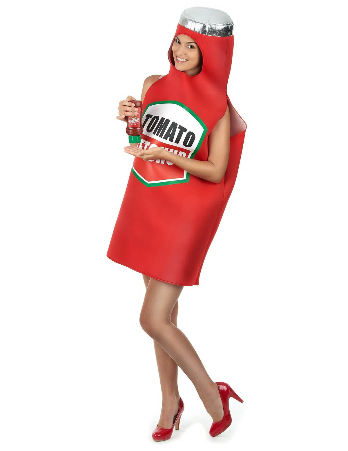Dvojkostým hot dog a kečup pro dospělé
