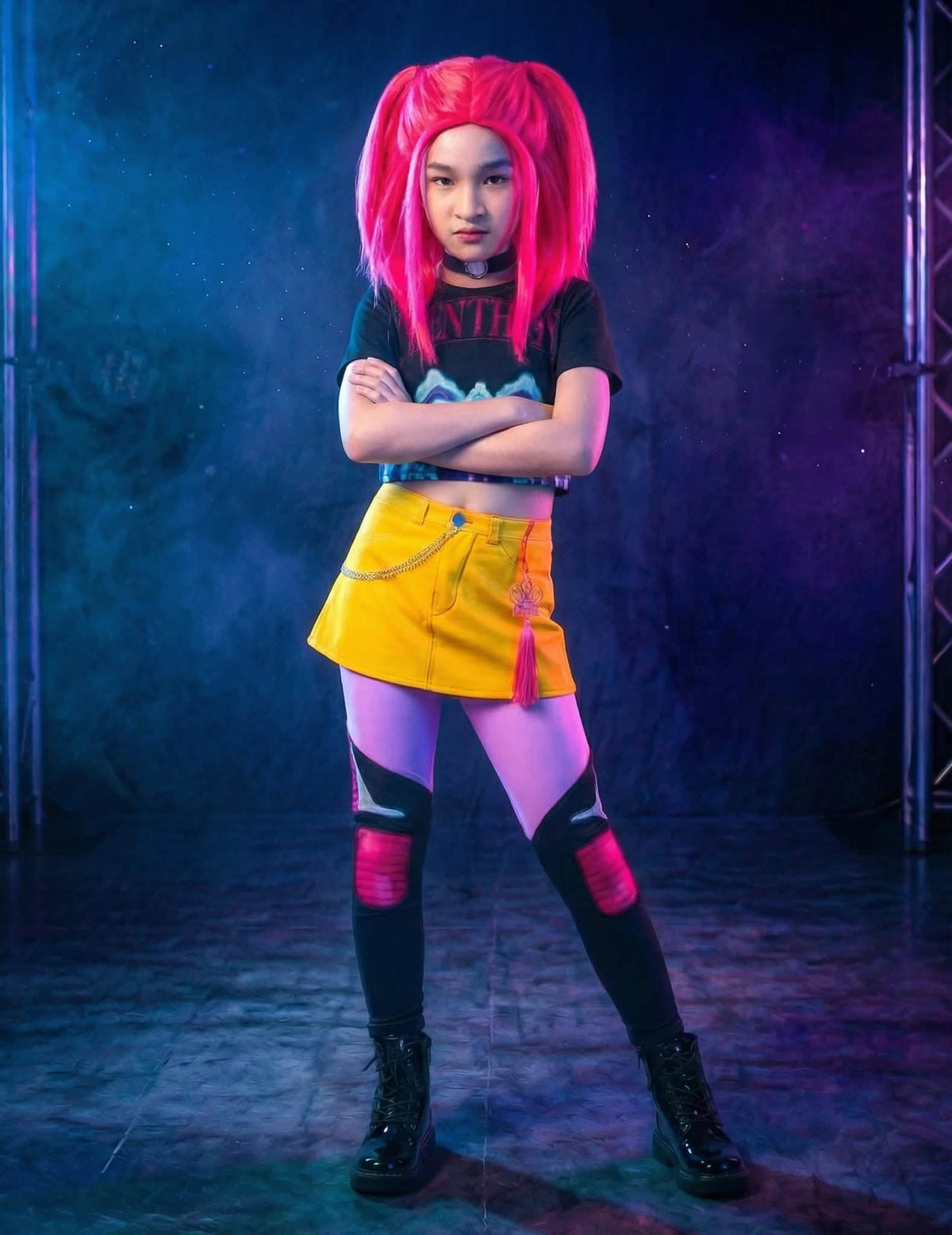 Skupinový kostým Huntrix™ Kpop Demon Hunter™ pro děti