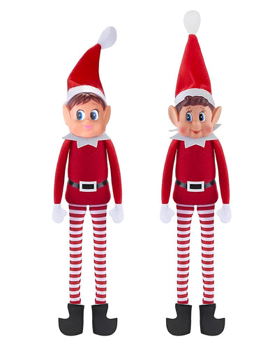 Duo vánočních skřítků Elvie a Elfie