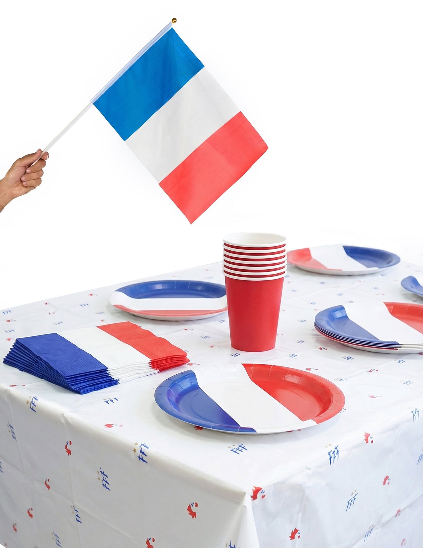 Set Tischdekoration Frankreich-Fan