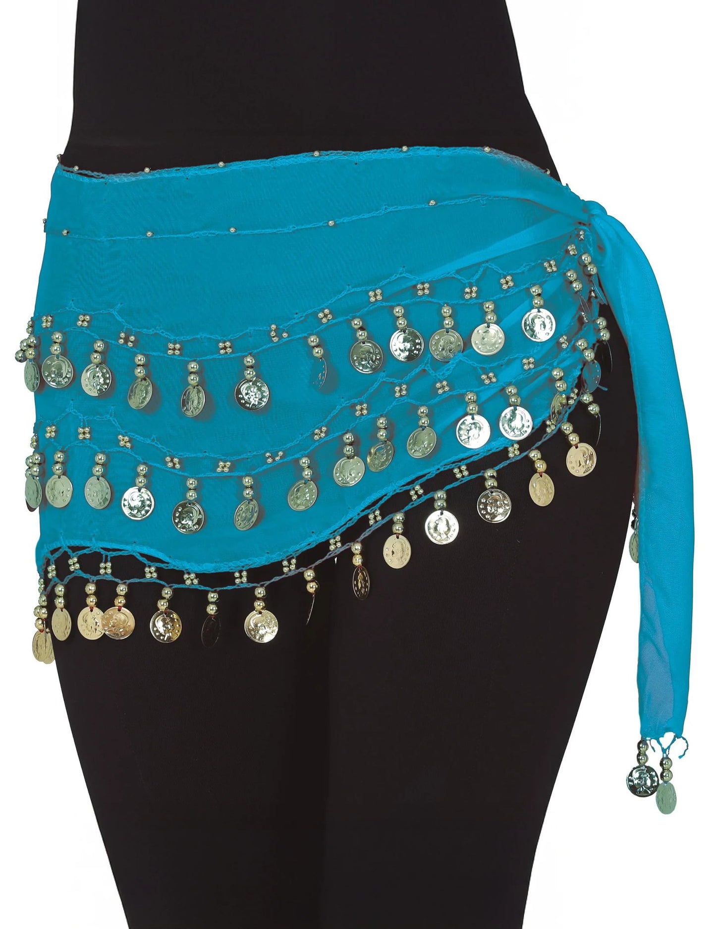 Déguisement complet danseuse orientale noir et bleu femme