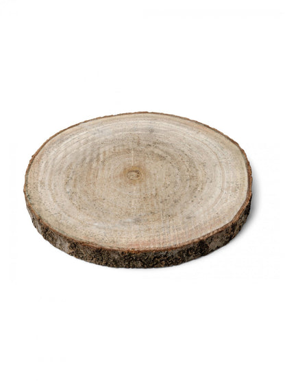12 přírodních dřevěných špalků 13 až 17 cm