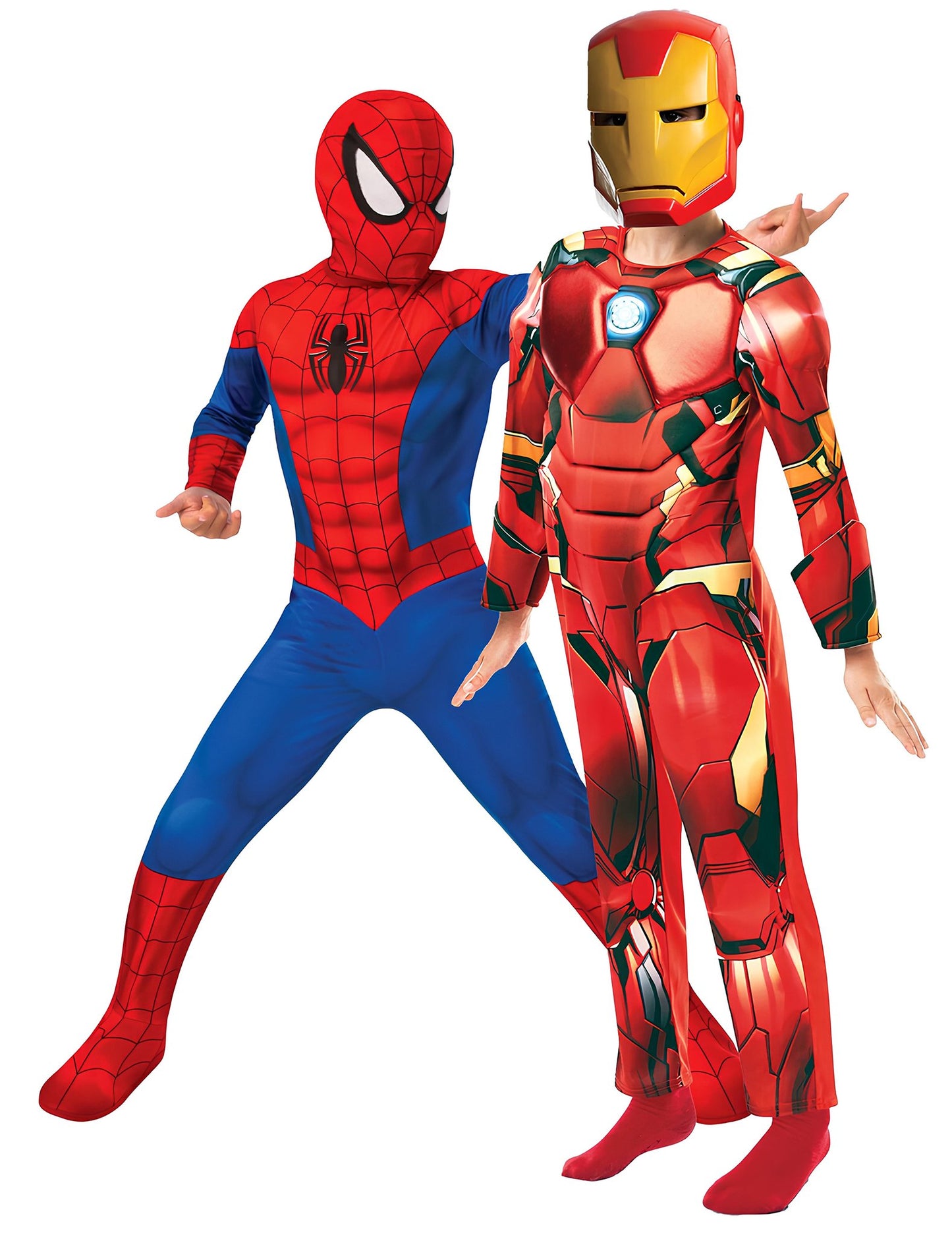 Dětský kostým pro pár Spiderman™ a Iron Man™