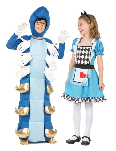 Dětský kostým pro pár Alice a housenka