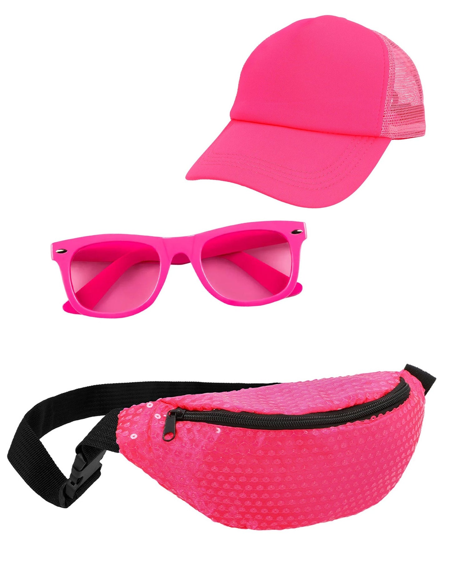 Neonrosa Zubehör-Set