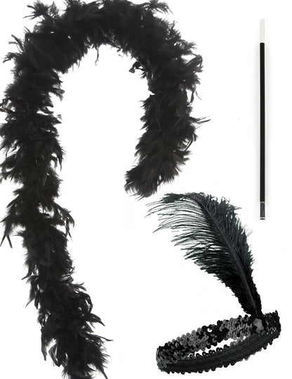 Charleston-Accessoire-Set für erwachsene Frauen