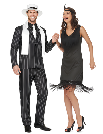 Kostým pro dospělé černé páry z 20. let 20. století