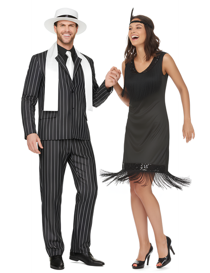 Kostým pro dospělé černé páry z 20. let 20. století