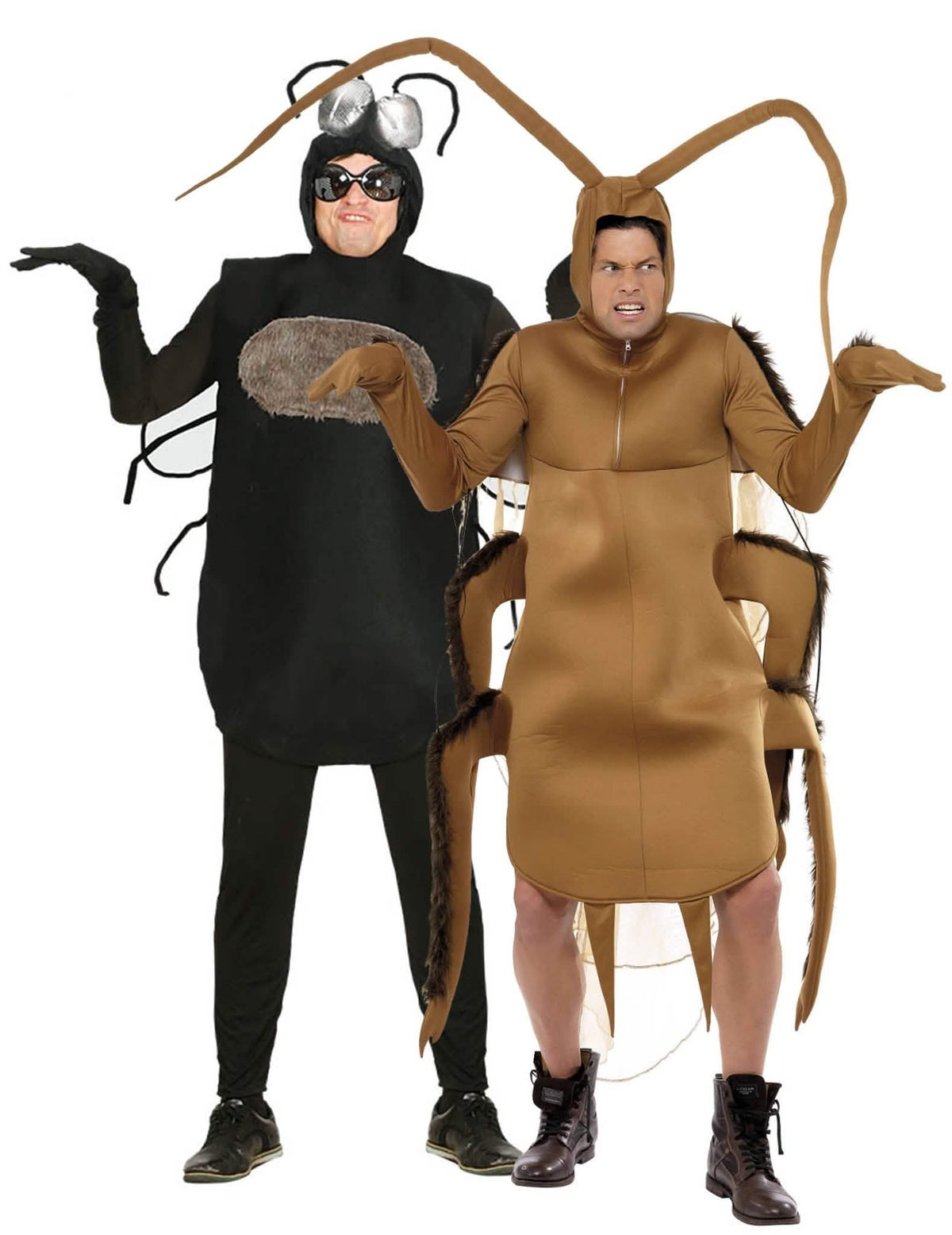 Párový kostým pro dospělé: moucha a šváb