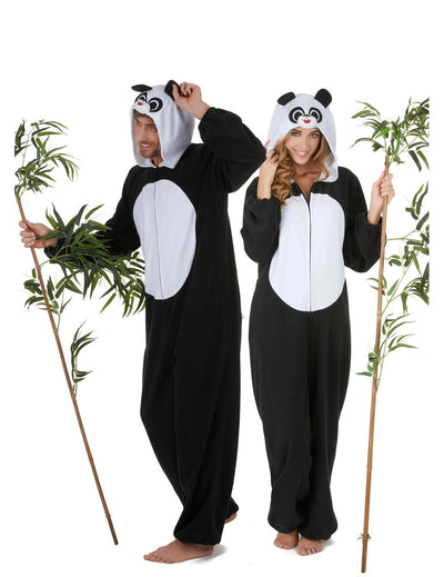 Párový kostým pandy pro dospělé