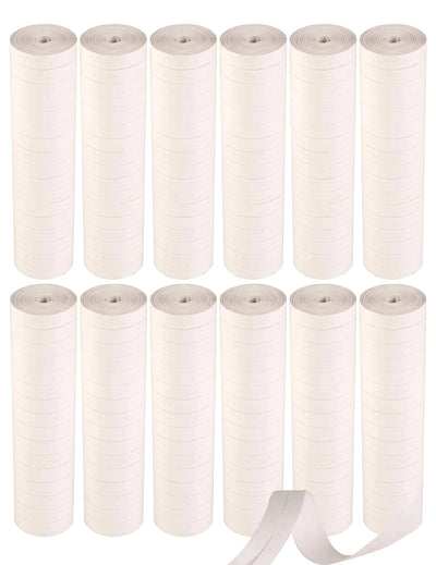 12 Rollen weiße Luftschlangen