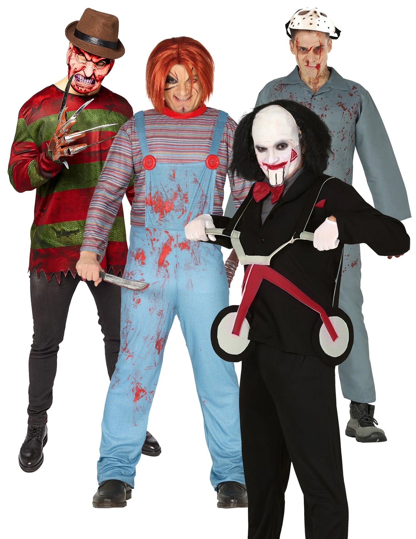 Skupinový halloweenský kostým sériových vrahů pro dospělé