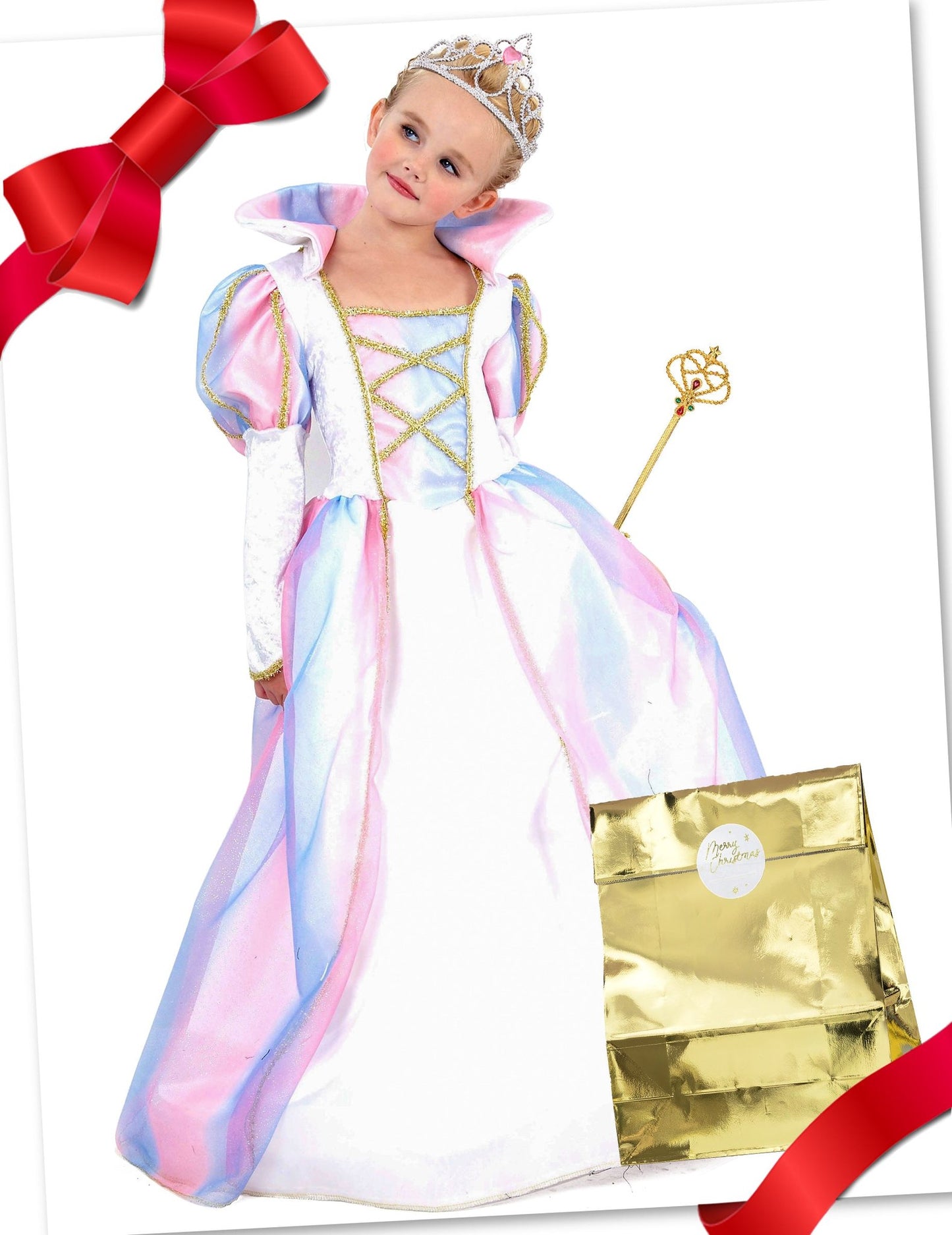 Dárková sada kostým princezny s doplňky pro dívku