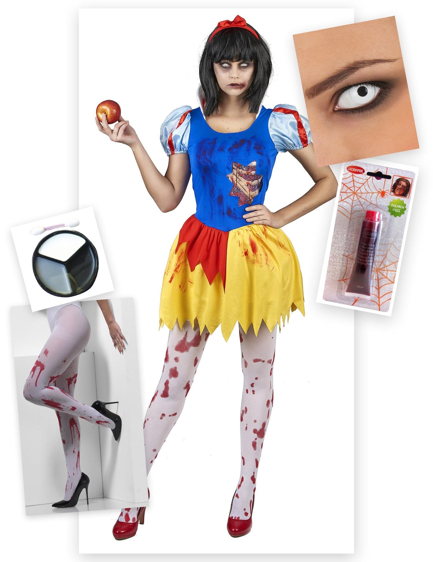 Balíček kostýmu otrávené princezny na Halloween