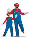 Pár kostýmů Mario™ pro otce a syna