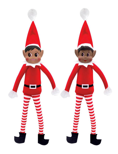 Weihnachts-Elfenduo Paillette und Pimpon
