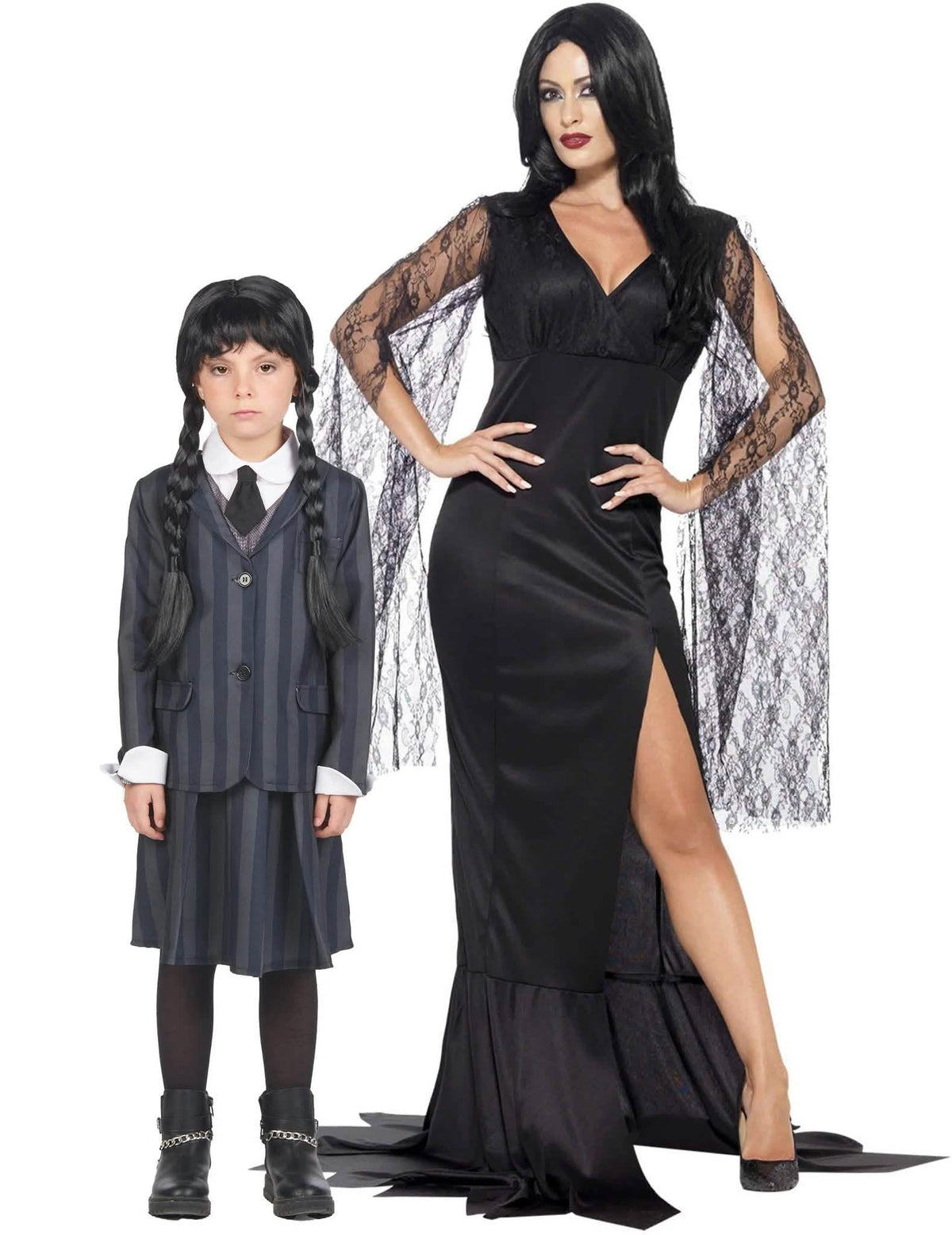 Párový kostým morbidní rodina matka a dcera Halloween