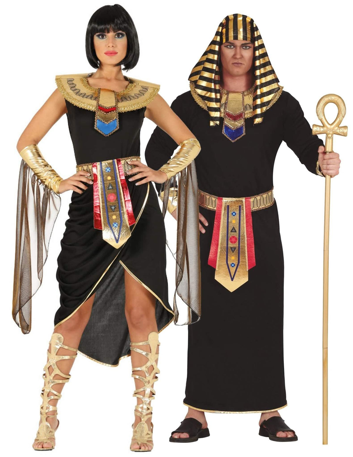Dvojkostým černého egyptského páru pro dospělé