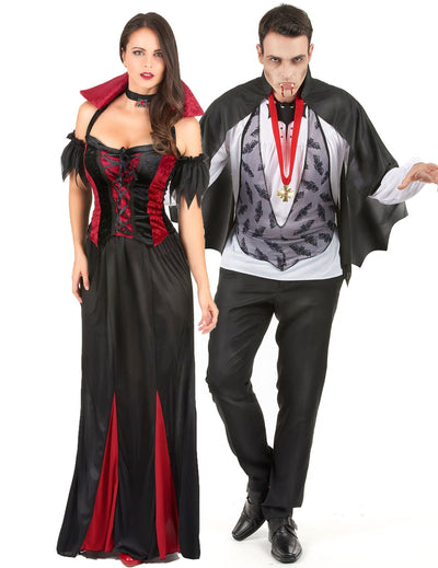 Vampir-Paar-Kostüm für Halloween