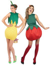 Párový kostým ovoce jahoda a ananas pro ženy