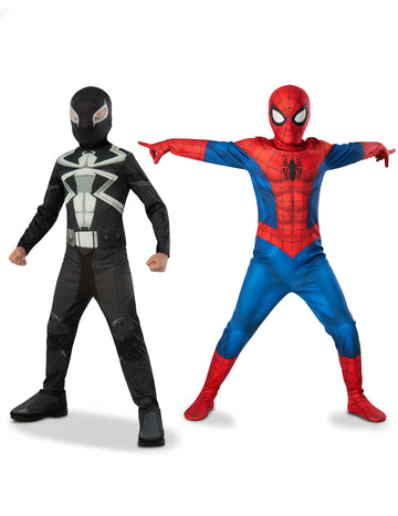 Dětský kostým pro pár Spiderman a Venom