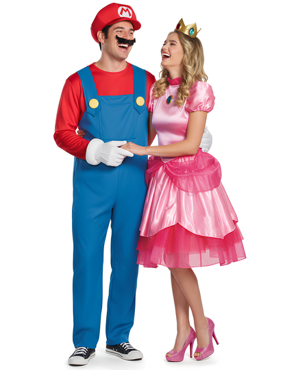 Kostým pro dospělé Mario™ a princezna Peach™ pro pár