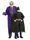 Párový kostým Batman a Joker pro otce a syna