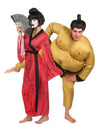 Párový kostým sumo a gejša pro dospělé