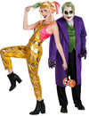 Párový kostým Harley Quinn Birds of Prey™ a Joker The Dark Knight™ pro dospělé na Halloween