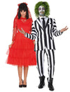 Dámské a pánské kostýmy Beetlejuice™ a červená nevěsta pro dospělé