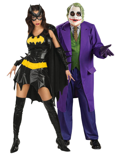Batgirl™- und Joker™-Paar-Kostüm für Erwachsene