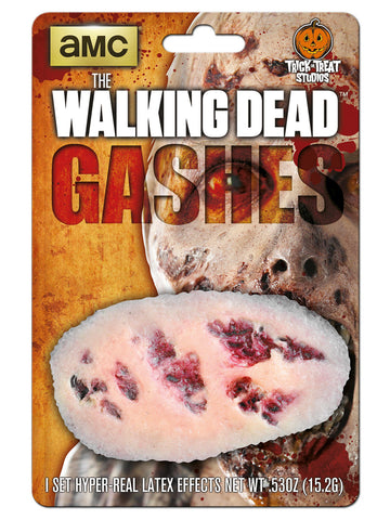 The Walking Dead Krvavá rána latexová aplikace licencovaný produkt béžovo-červená 