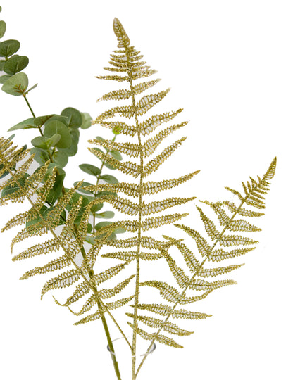 Třpytivý zlatý stonek kapradiny 77 cm