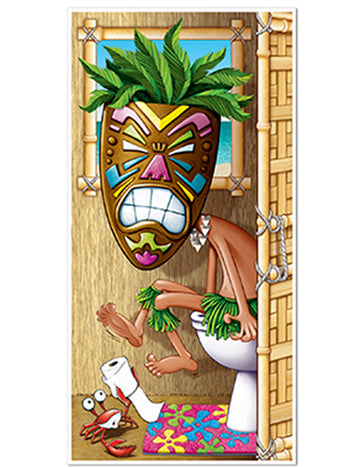 Dekorace dveří toalety na Havaji 76.2 cm × 1,52 cm