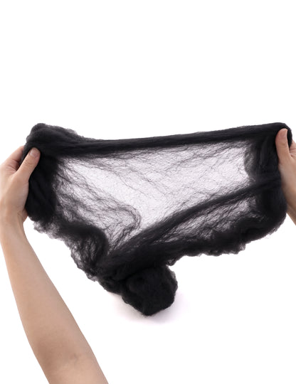 Luxusní černá pavučina 60 g
