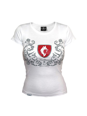 Tollwut Street Wear dámské tričko 'FAITH' bílé 