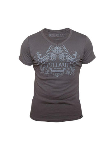 Tollwut Street Wear tričko 'BLISS' hnědé 