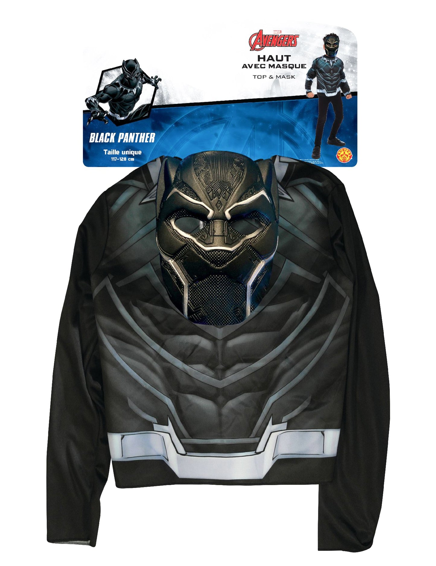 Top s maskou Black Panther Boy