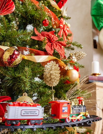 Vánoční vláček pro 23dílný svítící a animovaný stromeček
