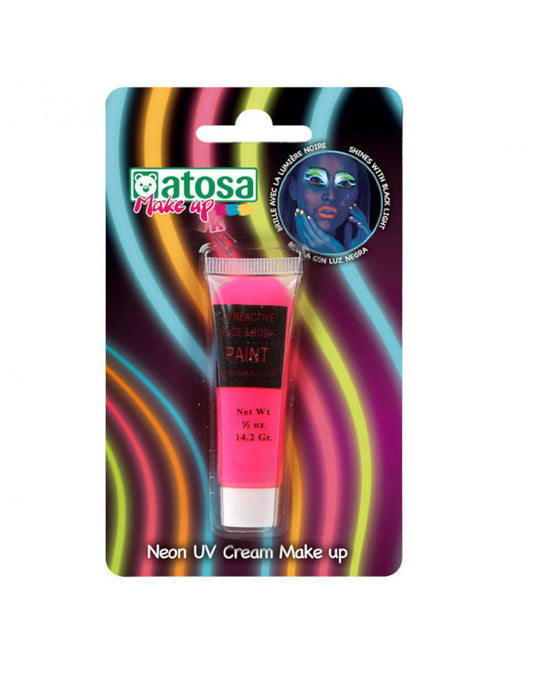 UV růžová neonová make-up tuba
