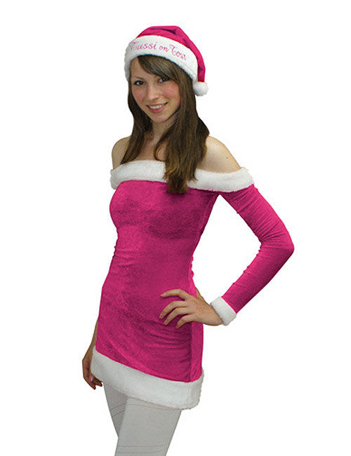 Tussi on Tour X-Mas šaty Vánoce růžovo-bílé 