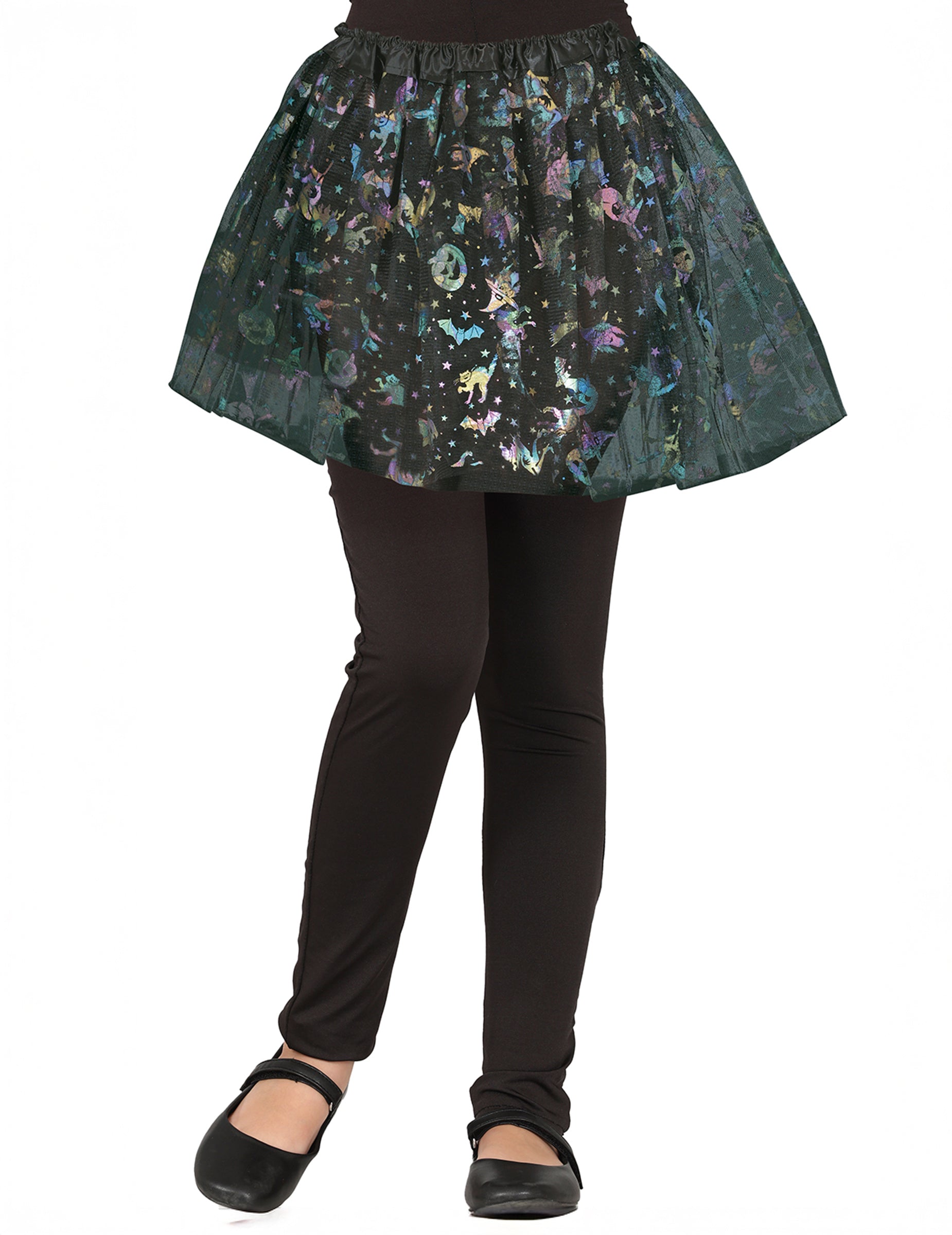 Tutu à motifs Halloween pour fille multicolores