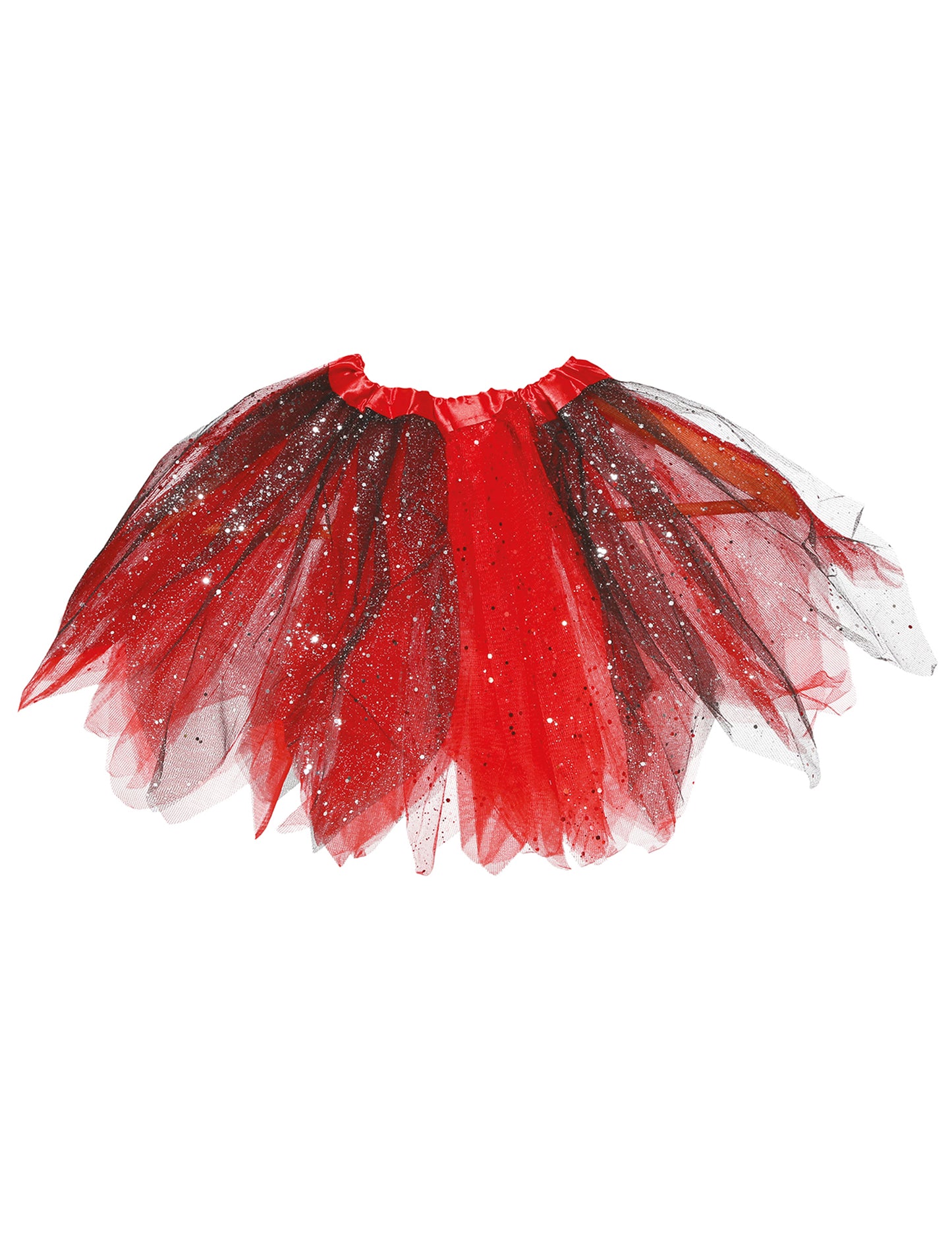 Černá a červená dva -color tutu s dívkami