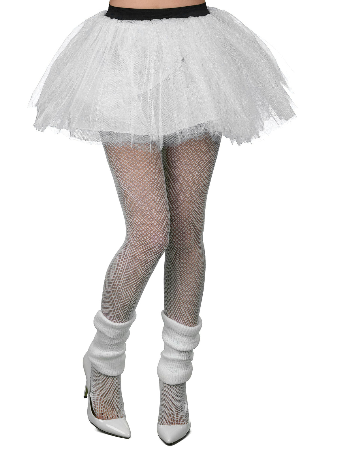 Tutu pour femme blanc en tulle vaporeux
