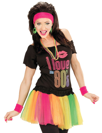 Farbiges Neon Tutu für Damen
