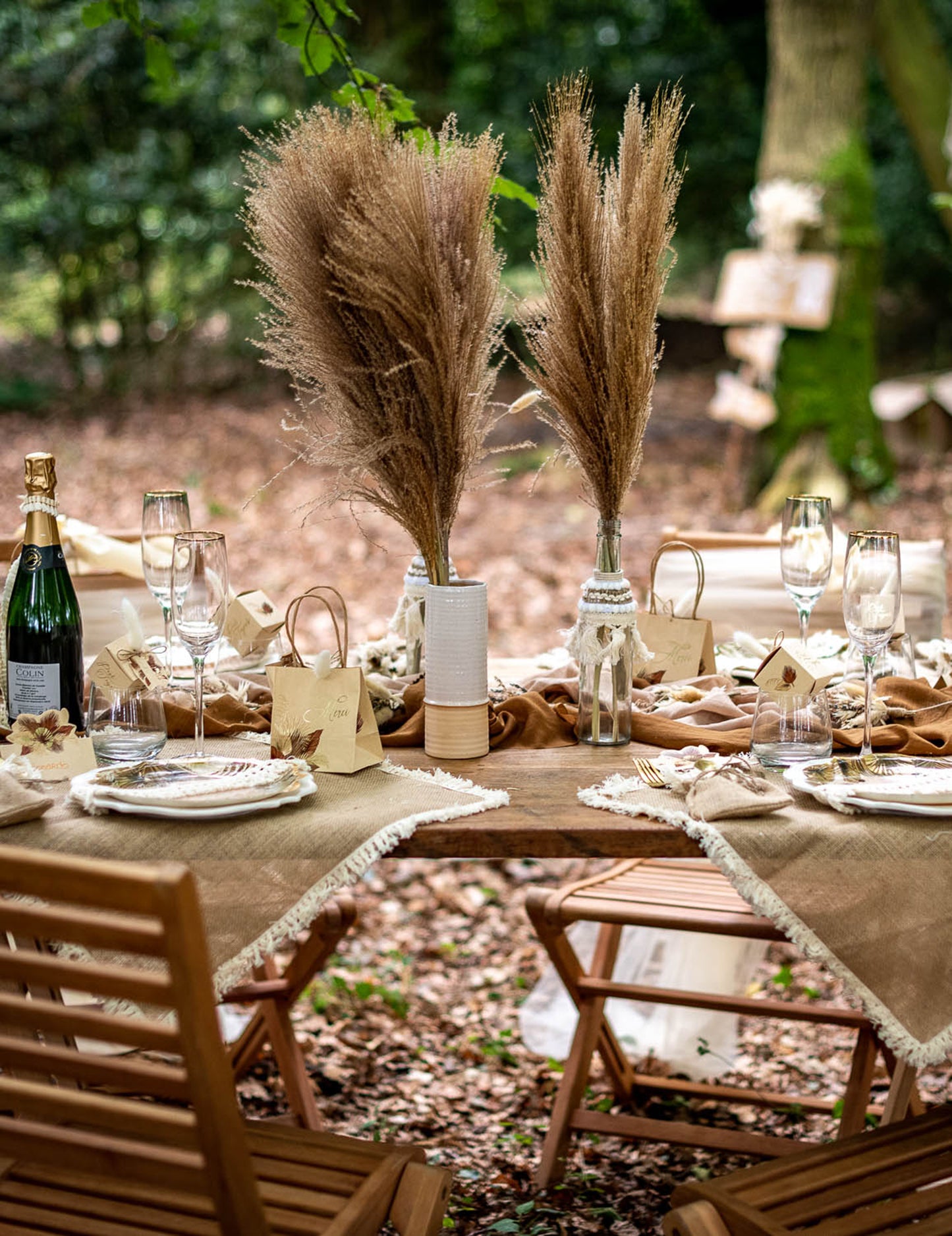 Vřesová béžová a písková váza 19 cm keramické