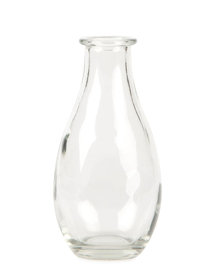 Vase soliflore en verre pour décoration transparent