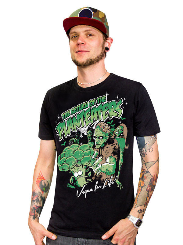 Veganské tričko - Zombie pojídači rostlin 
