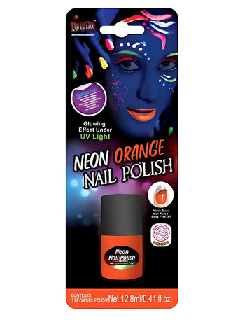 Neonovo oranžový lak na nehty